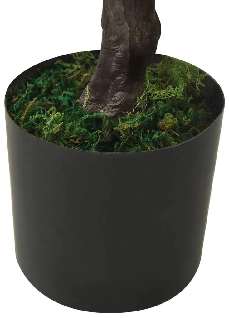 Bonsai di Cipresso Artificiale con Vaso 60 cm Verde