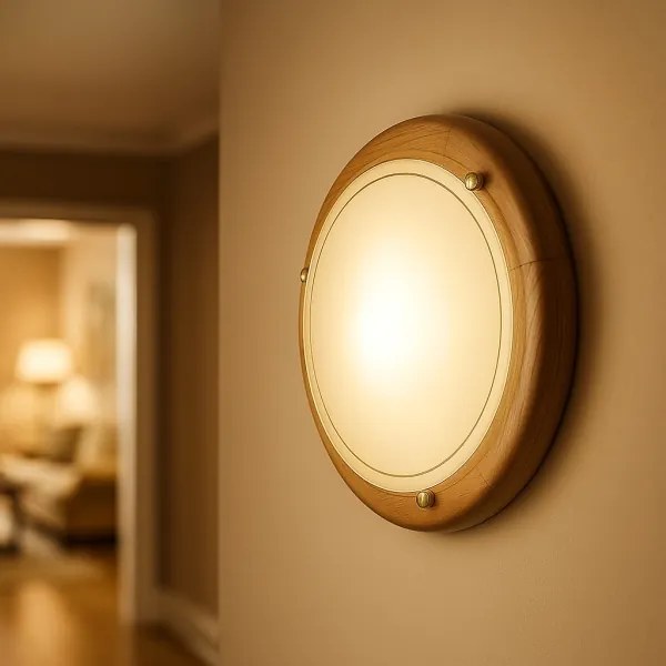 Brilagi - Plafoniera ORBIS 2x E27/60W/230V Ø 38 cm pino