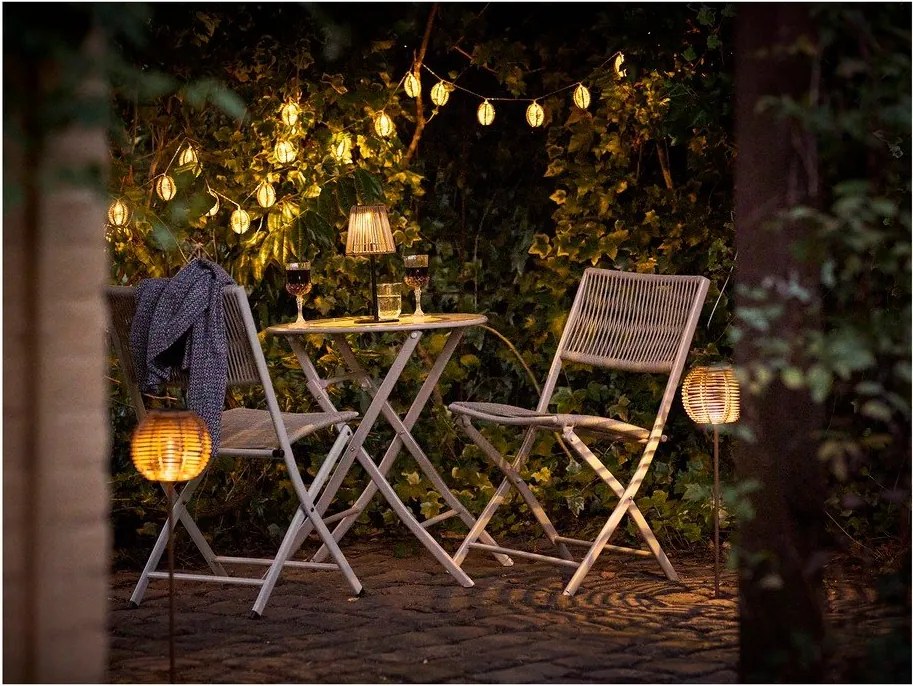 Catena luminosa LED con alimentazione a batteria numero lampadine 10 pz lunghezza totale 180 cm Carlisle – House Nordic