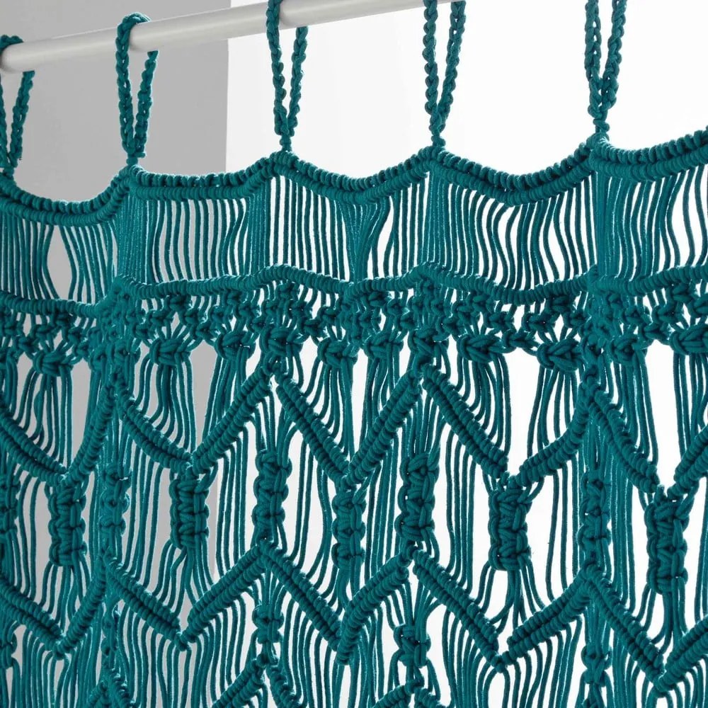 Tenda blu per porta 90x200 cm Macarena - douceur d'intérieur