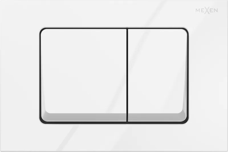 Mexen Fenix Air 10 XS pulsante di scarico pneumatico, bianco lucido - 6A1000