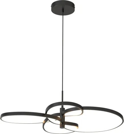 Lampada a sospensione LED su cavo RIBBON LED/37W/230V 4000K nero