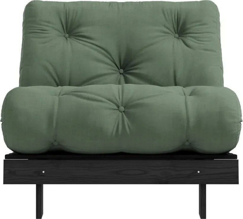 Sedia verde Roots Black Night - Karup Design