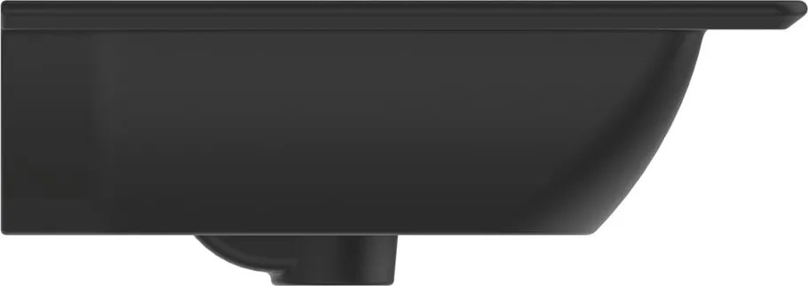 Lavabo nero opaco in ceramica 84x46 cm Silk Black - Ideal Standard