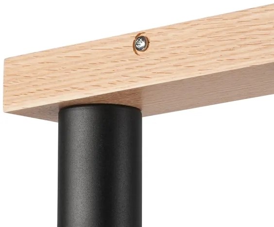 Lampadario a plafone VITO OAK 2xE27/60W/230V quercia