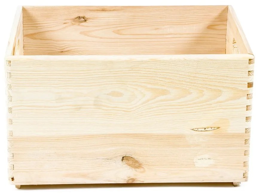 Scatola in legno di pino Custom, 40 x 30 x 23 cm - Compactor