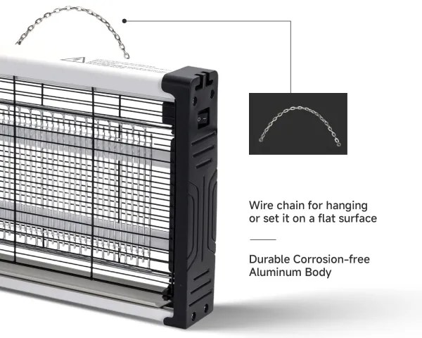 Brilagi - Trappola elettrica per insetti 2xUV/10W/230V 60 m2
