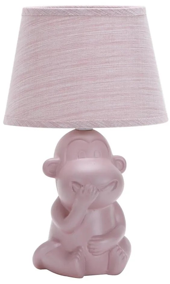 ONLI - Lampada da tavolo MONKEY 1xE14/6W/230V rosa