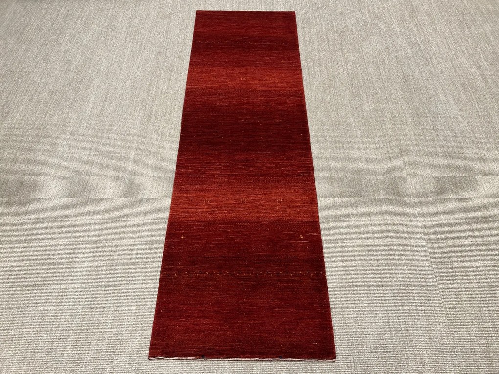 Loribaft Tappeto persiano 290 x 90 Rosso (Iran) Annodato A Mano