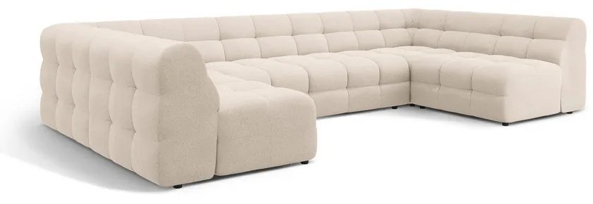 Divano angolare beige (a U) Kendal – Micadoni