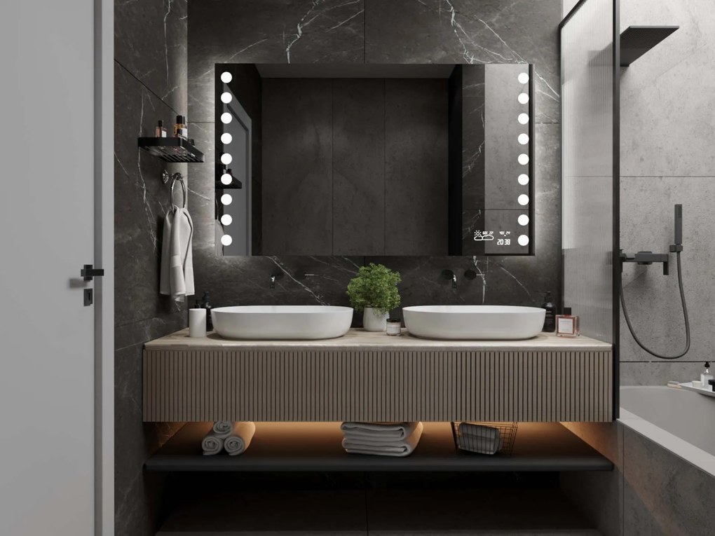 Specchio con illuminazione LED  M14