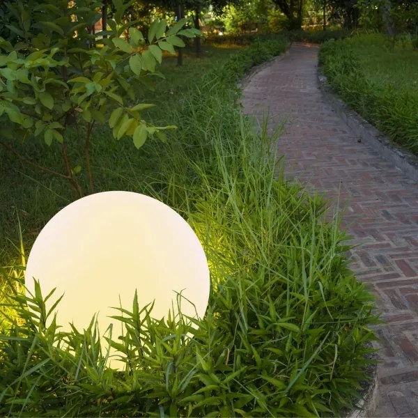 LED RGBW Lampada solare BALL LED/3,2V 500 mAh diametro 20 cm IP65 + telecomando