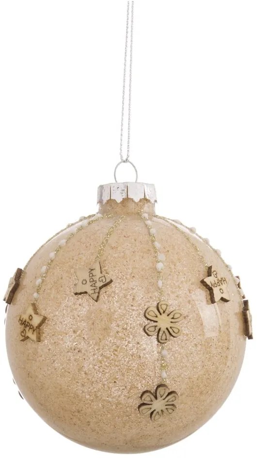 Palla di Natale in vetro Marron - Casa Selección