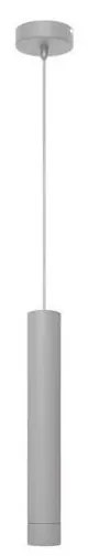 Lampadario LED a sospensione con filo TUBA 1xGU10/4,8W/230V grigio