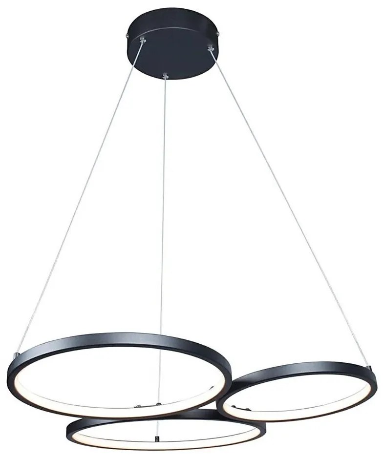 Rabalux 72297 - Lampadario LED a sospensione con filo FORMAND LED/38W/230V nero