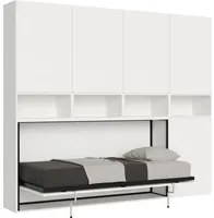 Letto Kando singolo Bianco Frassino composizione C