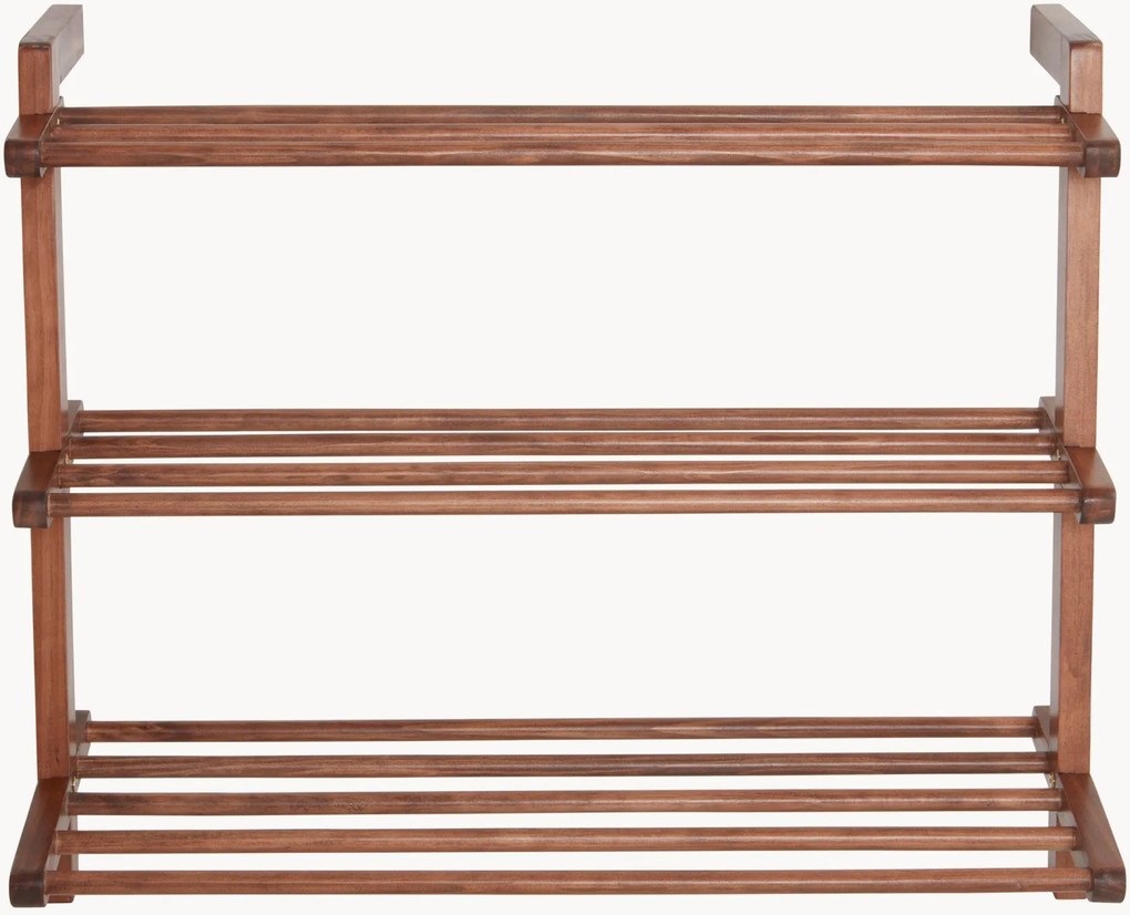 Scarpiera da parete in legno di pino Eddison