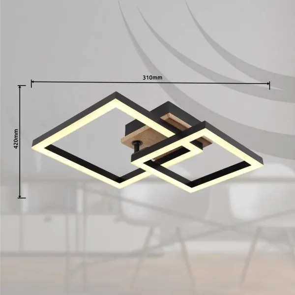 Globo 672840-15 - Plafoniera LED BARD LED/15W/230V