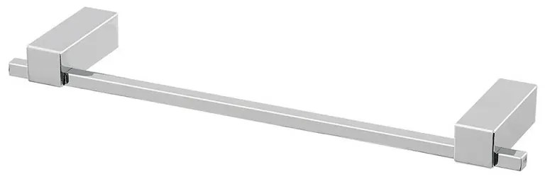 Porta asciugamani da parete 30 cm in acciaio cromato Unica