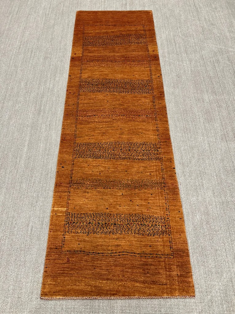 Loribaft Tappeto persiano 90 x 300 Giallo (Iran) Annodato A Mano