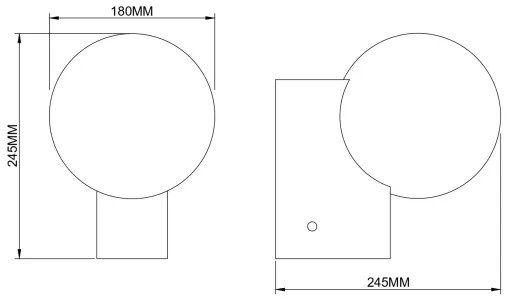 Zuma Line 003064-034741 - Applique da parete NUA 1xE27/25W/230V dorata