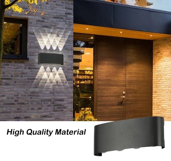 Brilagi - Applique da parete LED per esterni FLAREBOX LED/8W/230V nero IP65