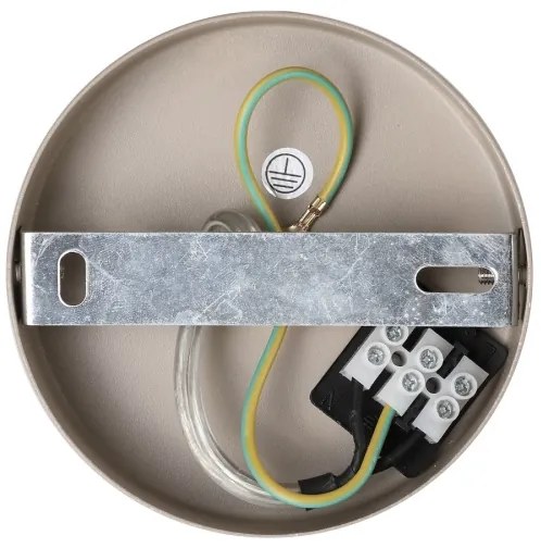 Lampada a sospensione su cavo FERRO 1xE27/15W/230V grigio