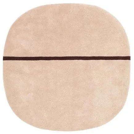 Oona Tappeto 140x140 Rose - Normann Copenhagen