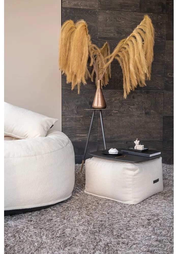 Puof a sacco viola con rivestimento in velluto a coste Softbox MooG – SLOWDOWN