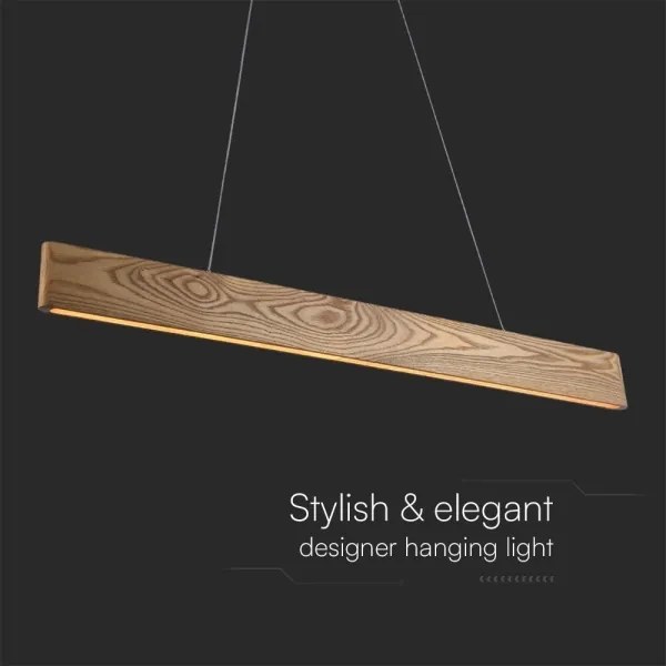 Lampadario LED a sospensione con filo LED/24W/230V 3000K marrone