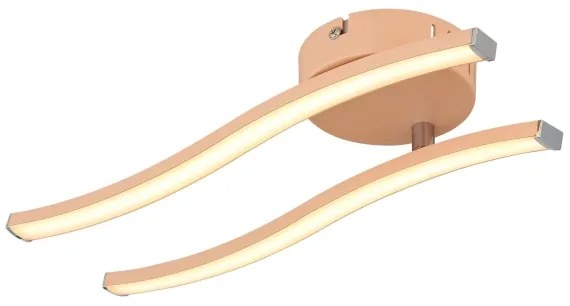 Globo 67178P - Lampadario a plafone LED TYLER LED/12W/230V 3000K arancione