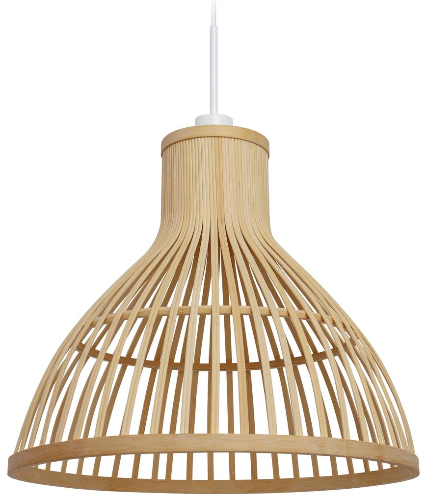 Kave Home - Paralume per lampada da soffitto Nathaya in bambÃ¹ finitura naturale Ã˜ 46 cm