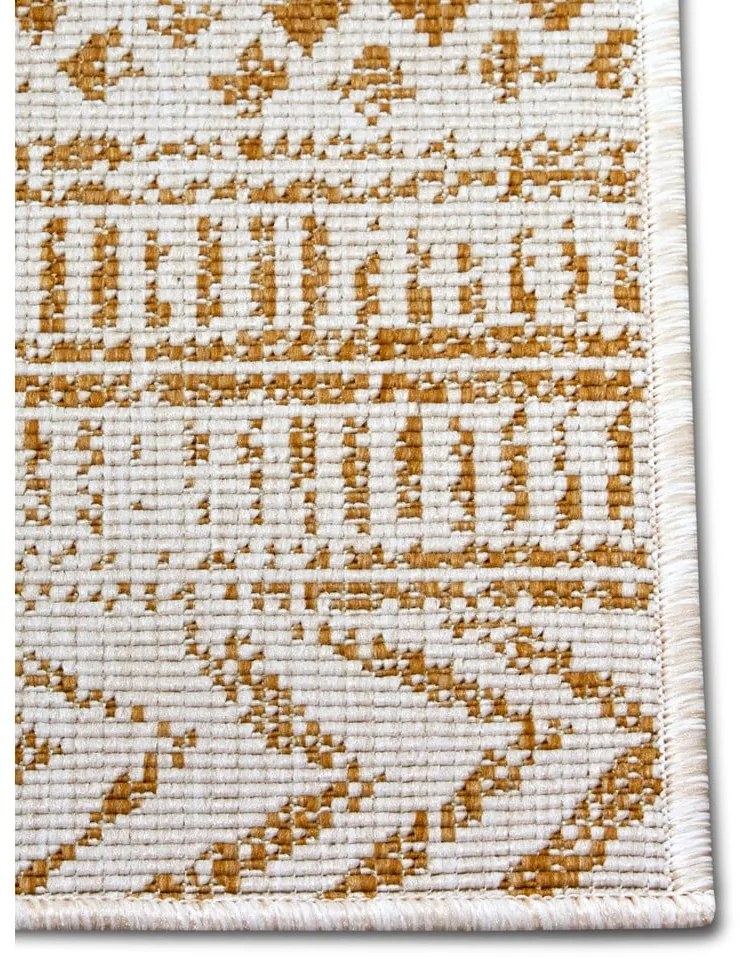 Tappeto per esterni ocra-giallo-bianco 120x170 cm Biri - NORTHRUGS