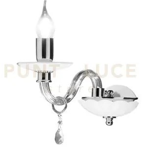 Applique in vetro soffiato 1306 1 luce ap.1306-1-fume