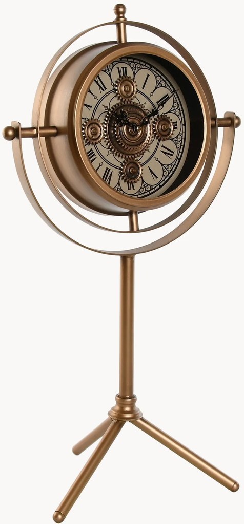 Orologio da tavolo grande in metallo Sphere
