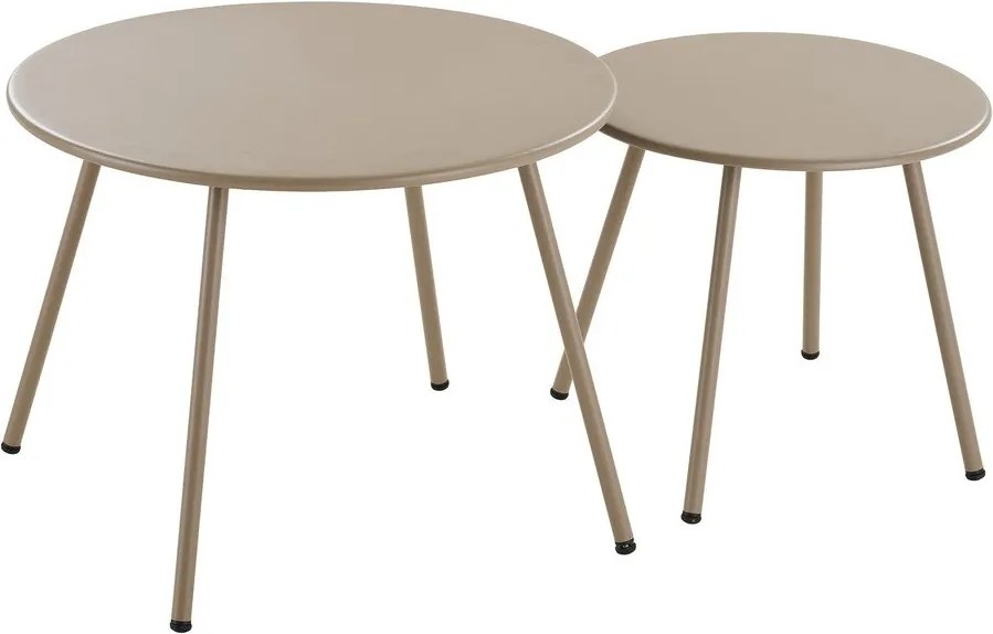 Set di mobili da giardino beige imbottito per 4 persone Nilo – House Nordic