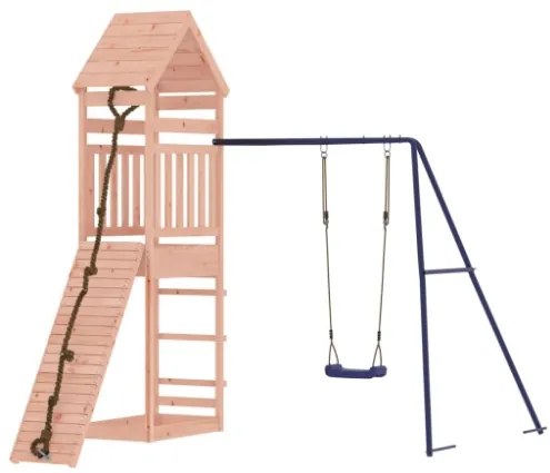 Set da Gioco da Esterno in Legno Massello di Douglas