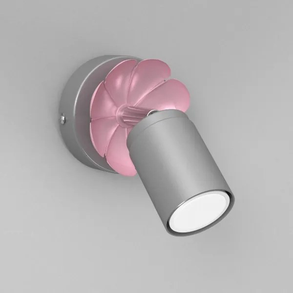 Faretto da muro FLOWER 1xGU10/8W/230V cromo opaco