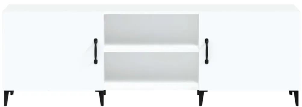 Mobile Porta TV Bianco 150x30x50 cm in Legno Multistrato