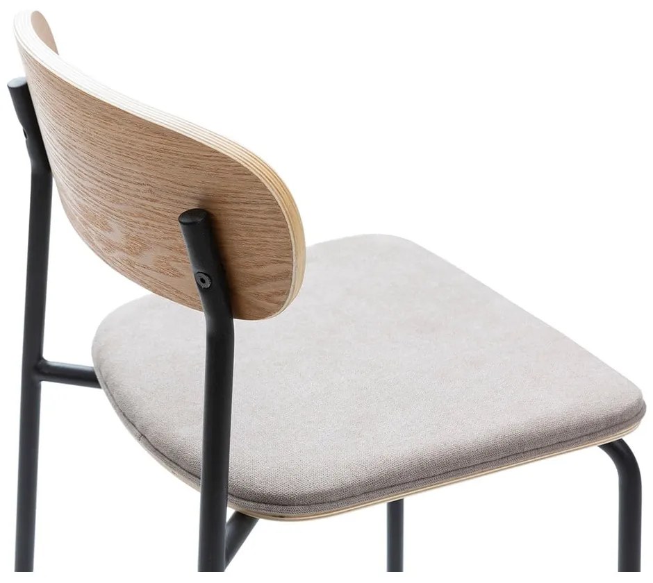 Set di sbagelli da bar neri/grigio tortora 2 pz (altezza della seduta 66 cm) Adriana – Marckeric