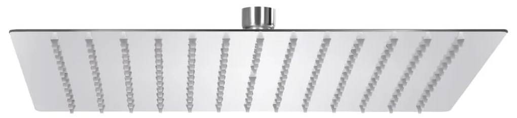 Testa Doccia A Pioggia İn Acciaio Inox 304 30x30cm Quadrata /