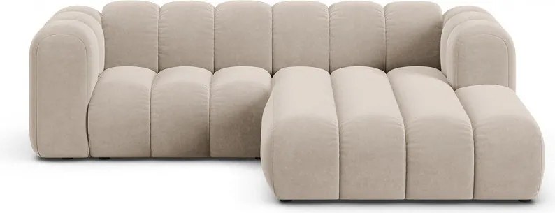 Divano angolare beige ad angolo destro Lupine - Micadoni Home
