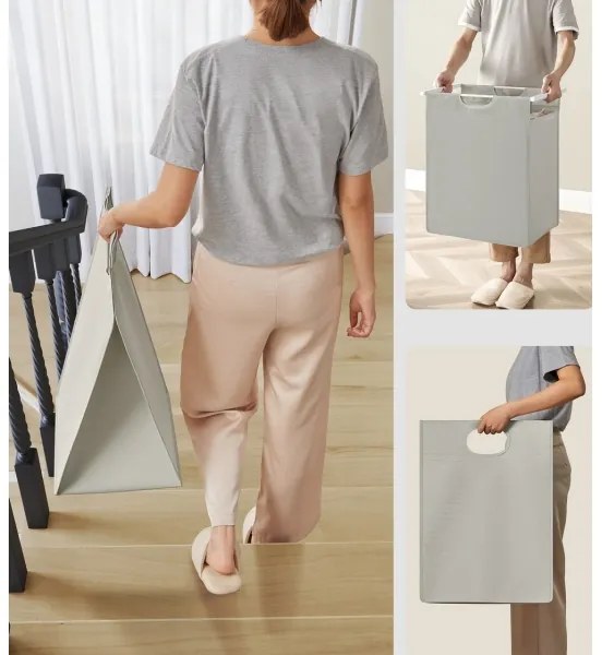 Cesto porta biancheria REX bianco