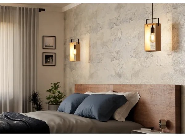 Eglo 43413 - Lampadario a sospensione con filo FAMBOROUGH 1xE27/40W/230V