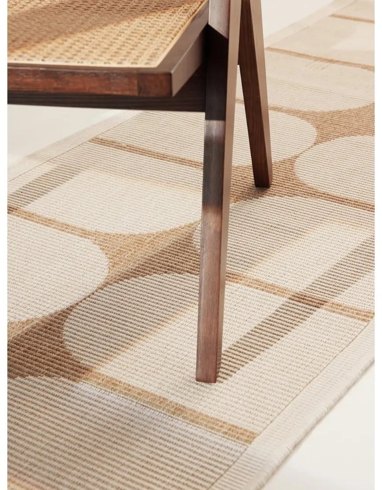 Passatoia da interno ed esterno beige/avorio 80x250 cm Duet Bowen – NORTHRUGS