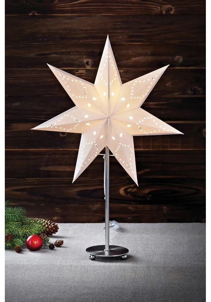 Decorazione luminosa bianca Saturnus - Markslöjd