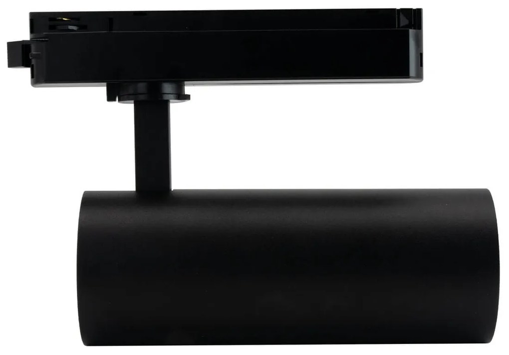 Faro LED 30W Monofase Nero 38°/60° 130lm/W CRI92 no Flickering Colore Bianco Naturale 4.000K