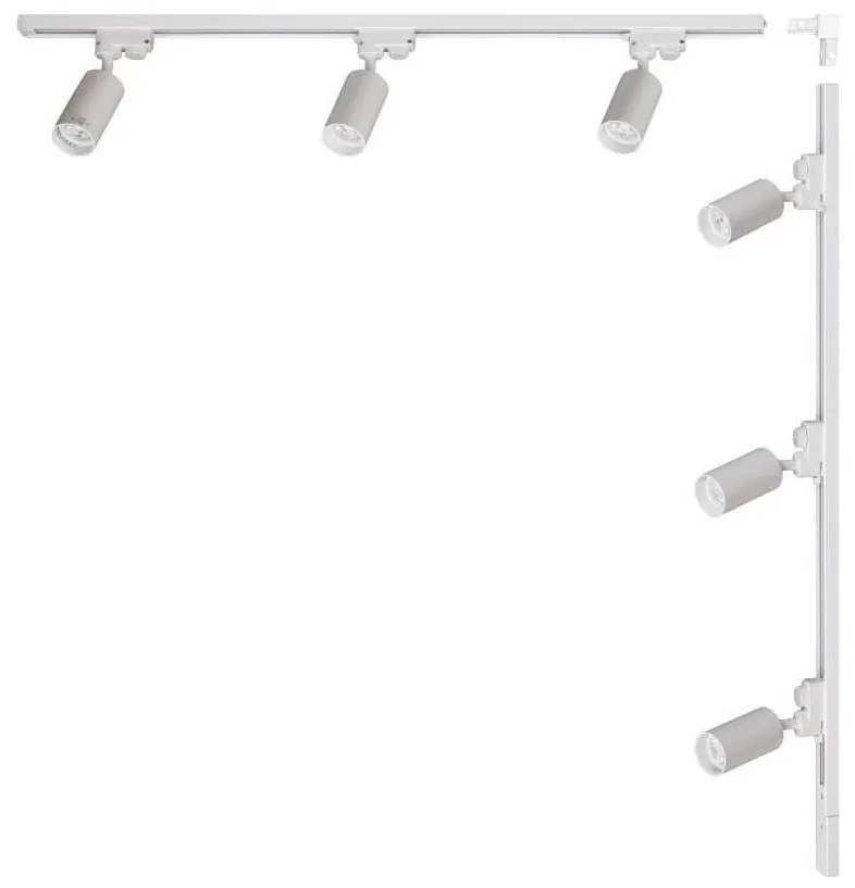 Zuma Line 3565 - Faretto per sistema a binario TUBE 6xGU10/35W/230V bianco