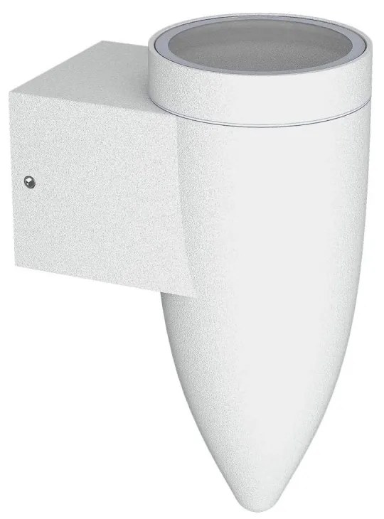 Applique da Parete a Cono per esterni, IP65 GU10 - Bianca Colore del corpo Bianco