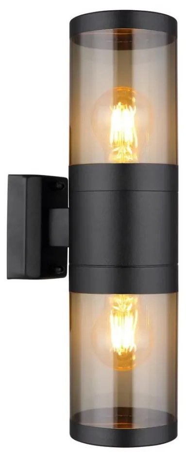 Globo 32014-2BS - Applique da esterno XELOO 2xE27/60W/230V IP44